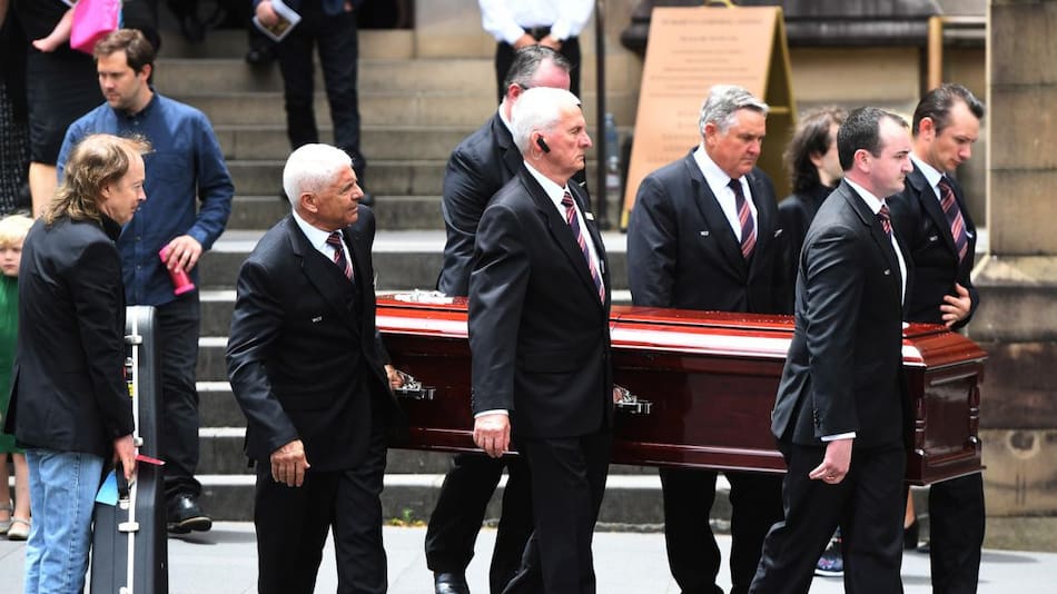 Sepelio de Malcolm Young (Reuters)