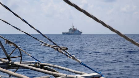 Tensión entre Filipinas y China en el mar. Foto: Reuters.