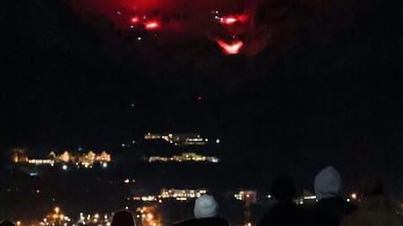 30 años de la "Bajada con Antorchas" en el Cerro Martial, de Ushuaia, Tierra del Fuego.