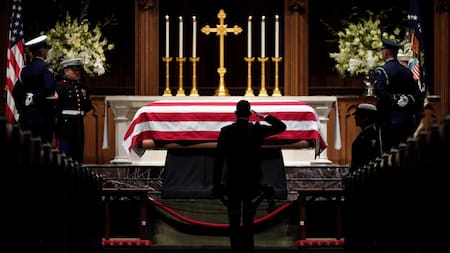 Último adiós George Bush Padre - Foto Reuters
