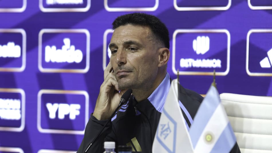 Lionel Scaloni, técnico de la Selección Argentina. Foto: NA (Damián Dopacio)