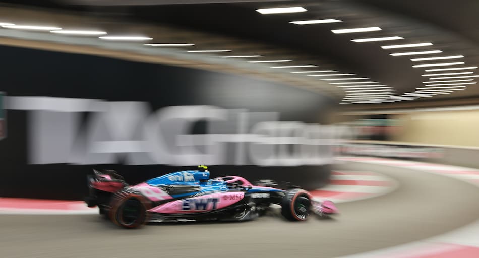 Franco Colapinto en el Gran Premio de Abu Dhabi.