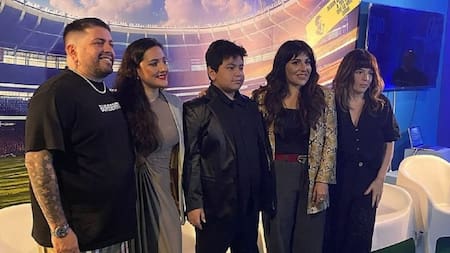 Los cinco hijos de Diego Maradona. Foto: Instagram.