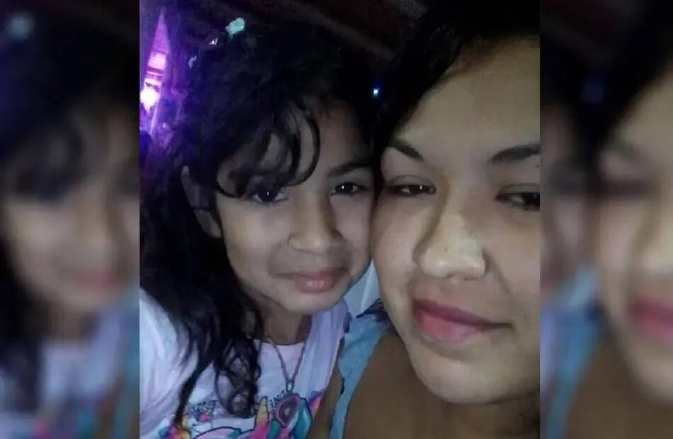 Laura Jofré (26) y su hija. La mujer asesinó a la pequeña de 6 años y luego se suicidó en Lavalle. Foto: Los Andes