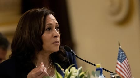 La vicepresidenta de Estados Unidos, Kamala Harris. Foto: Reuters.