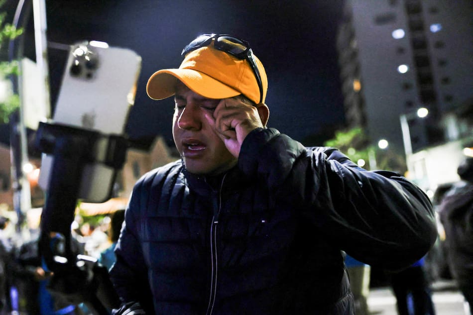 Dolor en el correísmo por la derrota de Luisa González. Foto: Reuters/Karen Toro