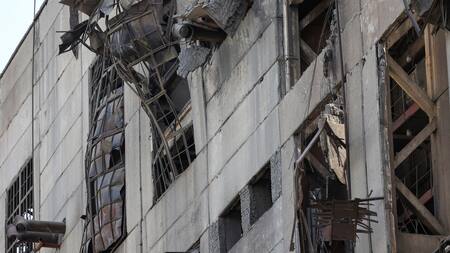 Infraestructura ucraniana destruida. Foto: Reuters.