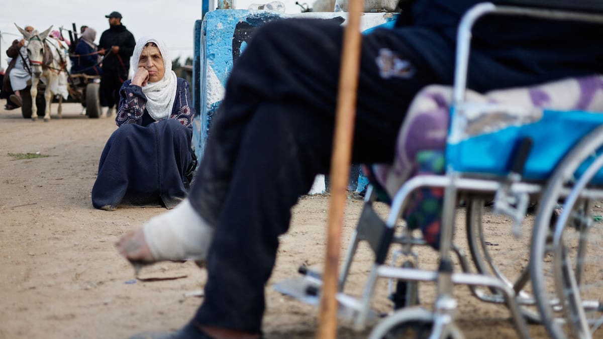 Pacientes del Hospital Naser de Gaza. Foto: Reuters.