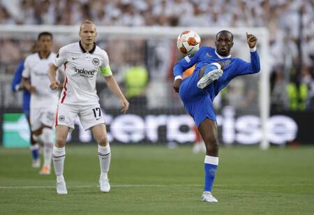 Frankfurt vs Rangers, final de Europa League. Foto: Reuters.