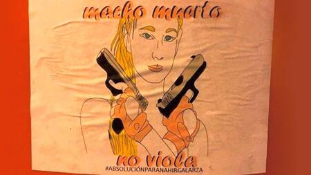 Macho muerto no viola - Cartel de apoyo a Nahir Galarza