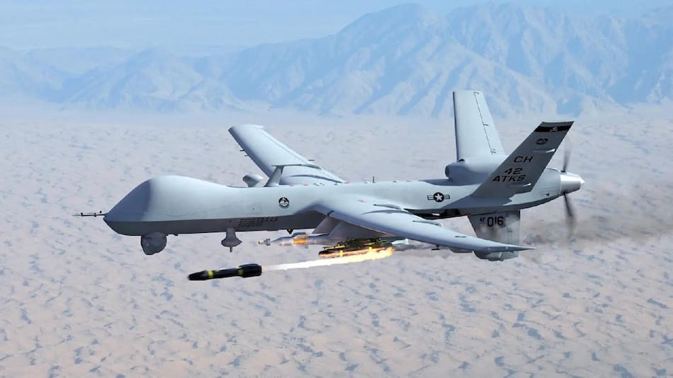 Dron Reaper estadounidense. Foto: Archivo.