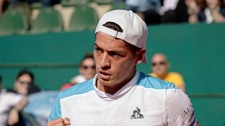 Sebastián Baez; Copa Davis. Foto: NA.