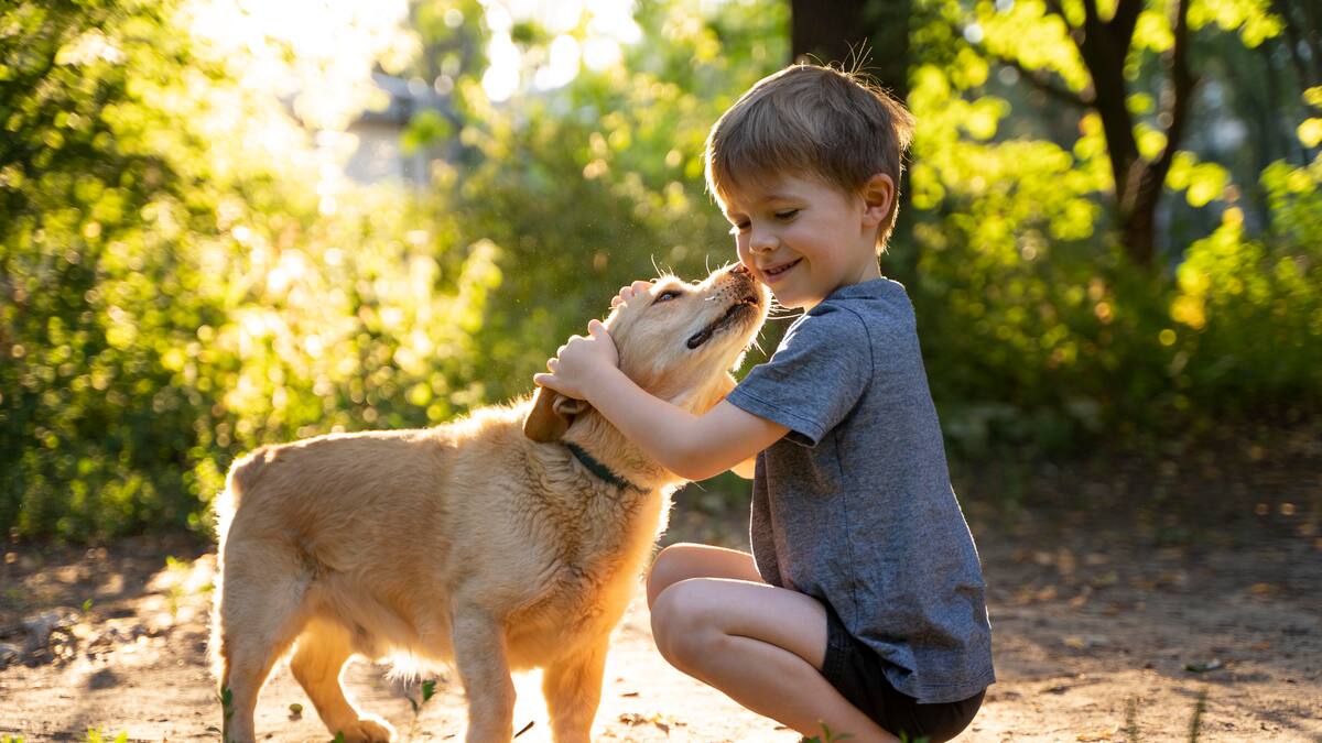 Perros y niños