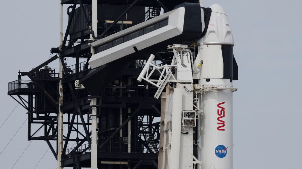 Lanzamiento entre la NASA y SpaceX. Foto: Reuters.