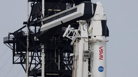 Lanzamiento entre la NASA y SpaceX. Foto: Reuters.