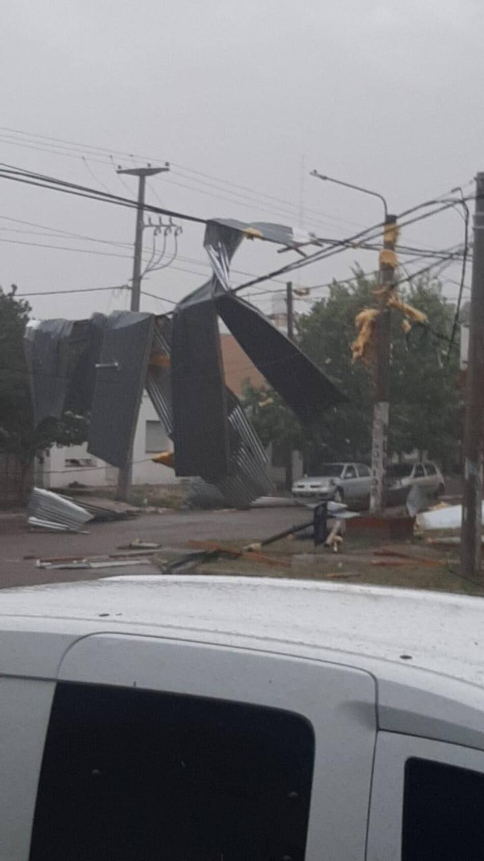 Impresionante tormenta en La Pampa 9