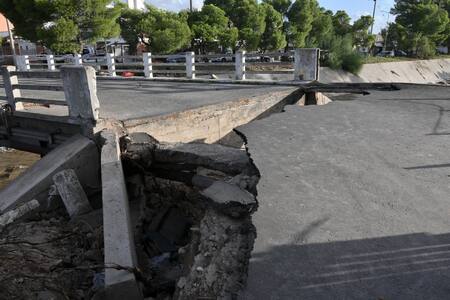 Temporal en Bahía Blanca. Foto: NA (José Scalzo)