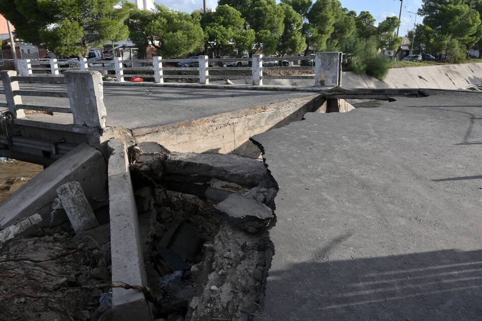 Temporal en Bahía Blanca. Foto: NA (José Scalzo)