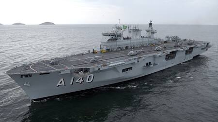 El NAM Atlântico, un buque de guerra espectacular.