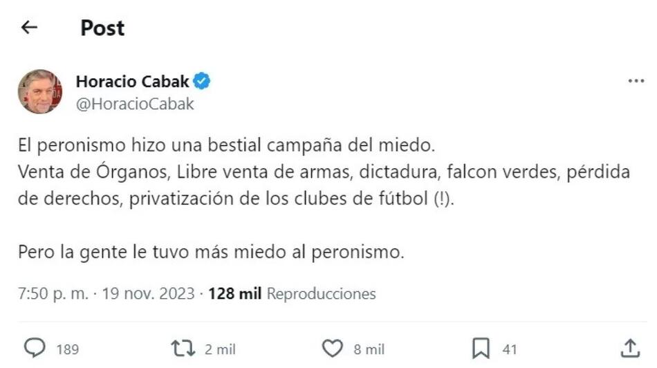 La reacción de los famosos. Foto: redes.