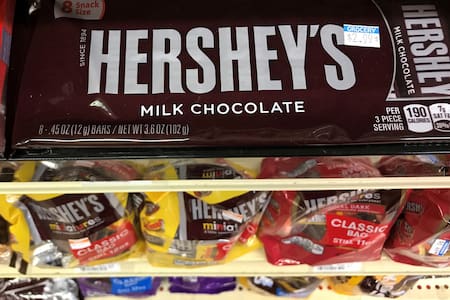Hersheys en la mira por contener plomo. Foto: Reuters