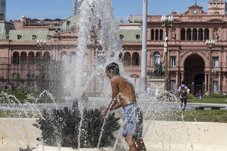 Calor extremo; ola de calor. Foto: NA (Damián Dopacio)