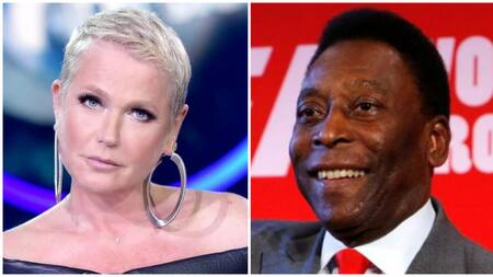 Xuxa y Pelé. Fotos: archivo.