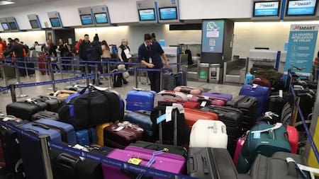 Demoras y cancelaciones de vuelos en Aeroparque. Foto: NA.