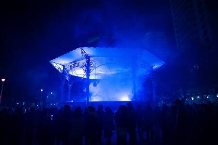 El Eternaura: la escena final de la primera temporada se recreó en Belgrano. Foto: Netflix