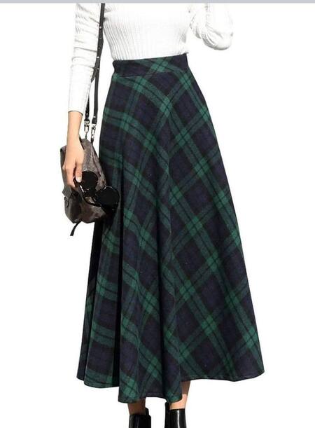 Polleras largas. Foto Pinterest Kiski