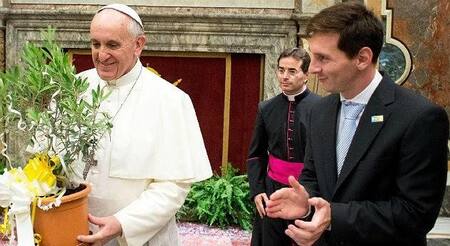 Papa Francisco, Messi, Foto: Vatican News/ACI prensa