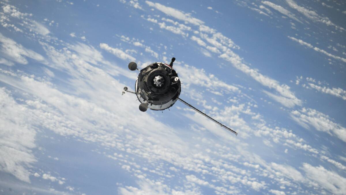 Capsula satelital desde el espacio. Foto: Unspash