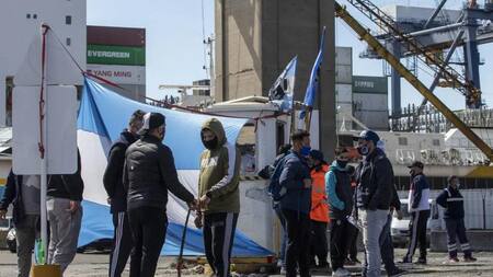 Reclamo en el Puerto de Buenos Aires, NA