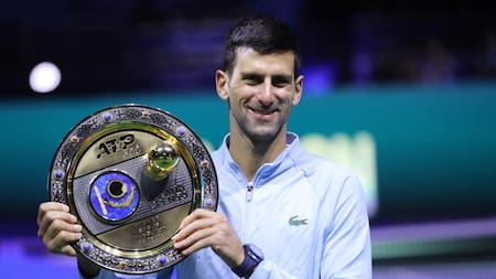 Novak Djokovic campeón en Astana. Foto: Reuters.