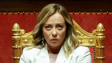 Giorgia Meloni, primera ministra de Italia. Foto: Reuters.
