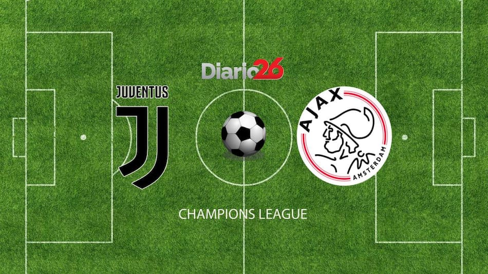 Champions League, Juventus vs. Ajax, fútbol, Diario26