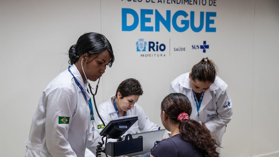 Dengue en Brasil. Foto: EFE