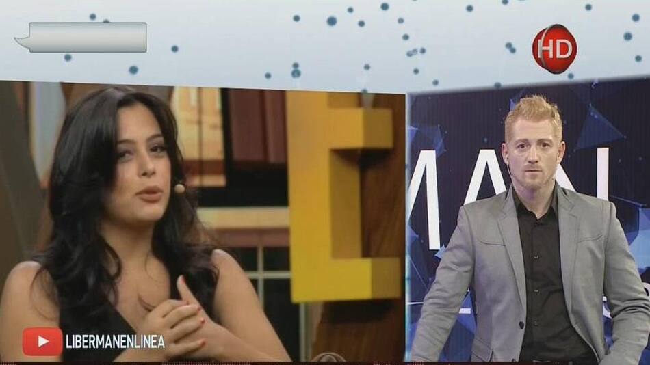 Larissa Riquelme sobre Jonathan Fabbro en Liberman en Línea (Canal 26)