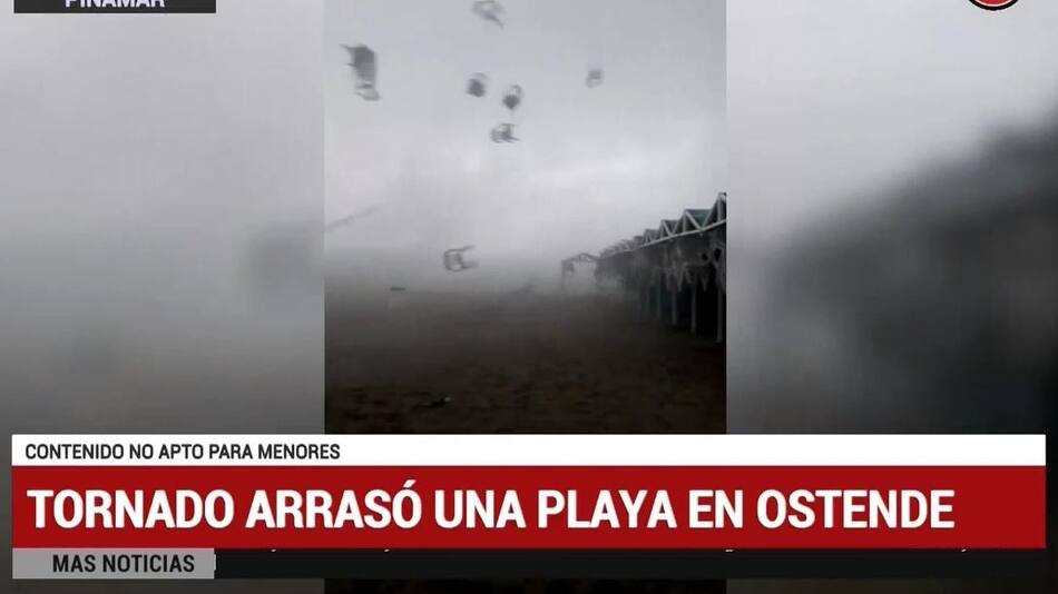 Tornado en Ostende (Canal 26)