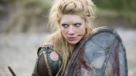 Lagherta, protagonista de la serie Vikingos de Netflix