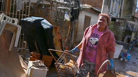 Inundaciones en Brasil. Foto: EFE