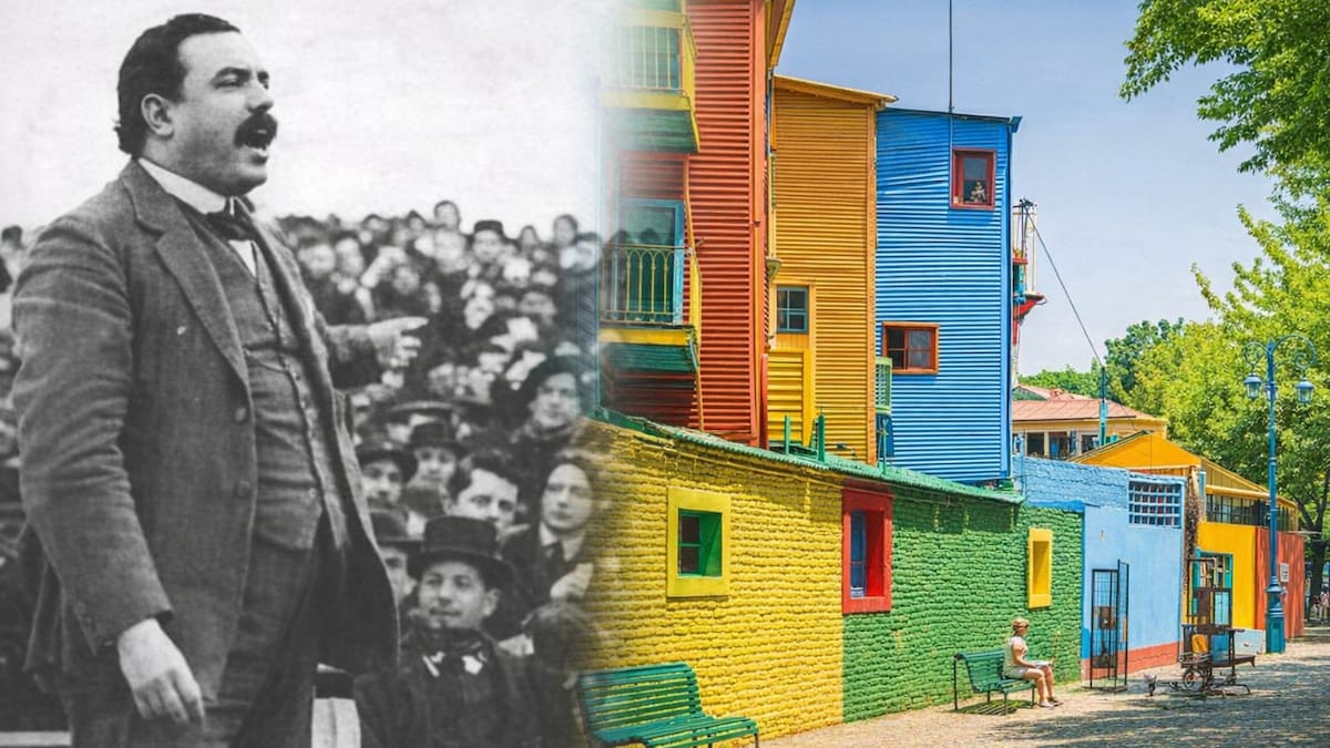 La calle en La Boca