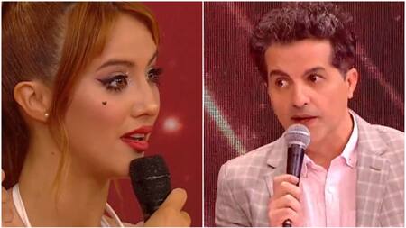 Flor Vigna y Ángel de Brito. Fotos: captura.
