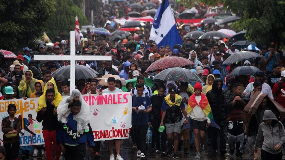 Caravana de migrantes a Estados Unidos, EFE