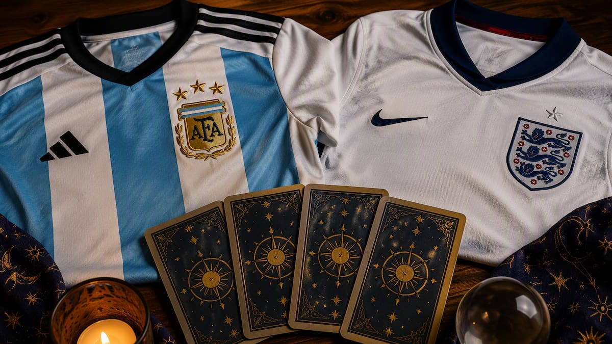 La inesperada predicción de una tarotista sobre la semifinal entre Argentina e Inglaterra