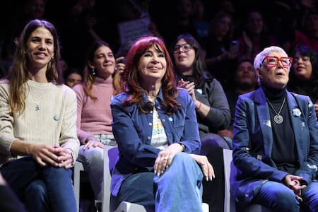 Cristina Fernández de Kirchner en el acto del Encuentro de la Cultura Popular. Foto: Prensa.