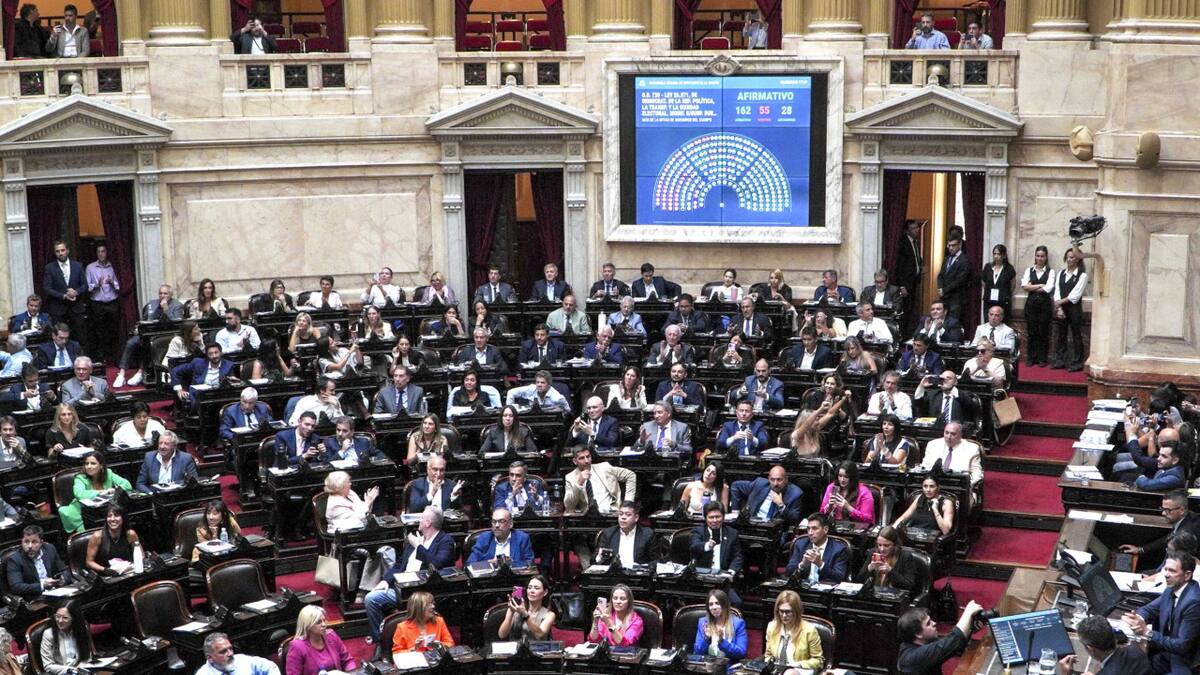 Sesión de Diputados. Foto: NA/Claudio Fanchi.