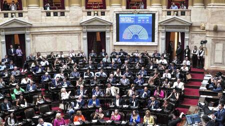 Sesión de Diputados. Foto: NA/Claudio Fanchi.
