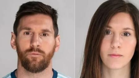 FaceApp Messi