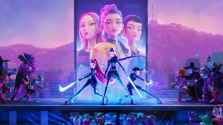 "Las guerreras k-pop", película de Netflix.